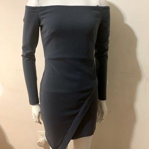 The Windsor Dress color grey small